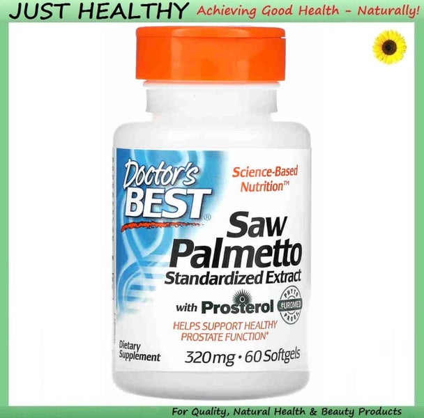 SAW PALMETTO DR'S BEST STD EXTRACT 320mg 60 GELS Carousel 1