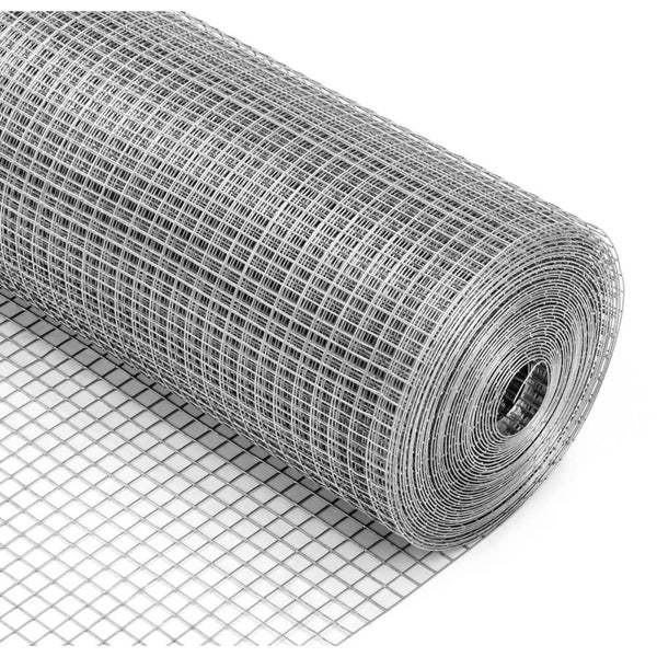 1 x 2m Galvanised Wire Garden Mesh Pet Chicken Coop Fencing Bird Netting Mesh Carousel 1