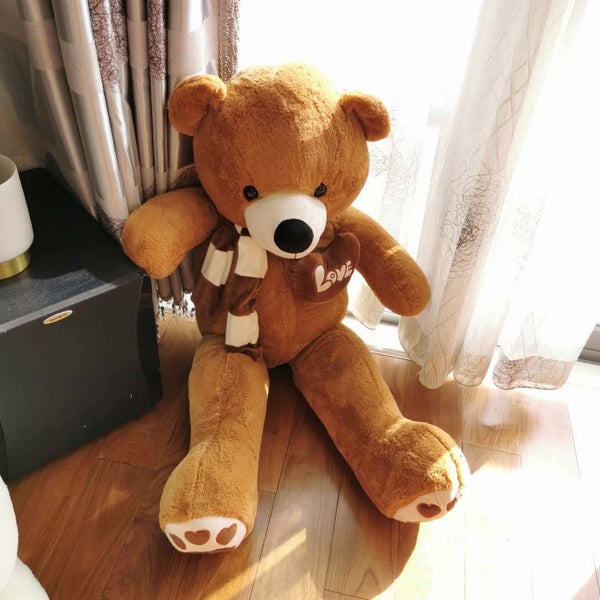 100cms Giant Huge Big Teddy Bears sofy toy- For Her---hand stuffed in NZ Carousel 4