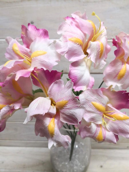 Artificial Flower -Iris – Iris Flower Bush Carousel 1