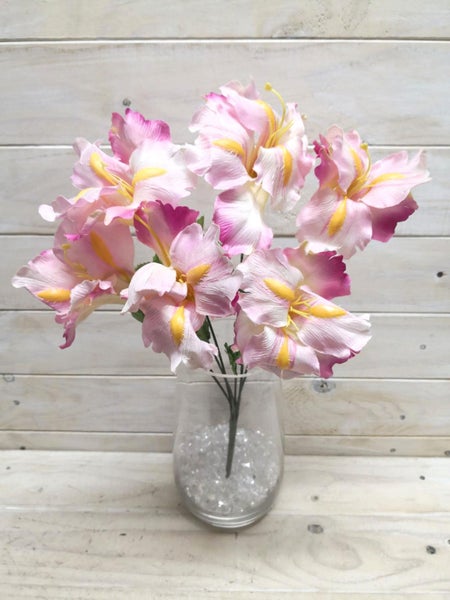 Artificial Flower -Iris – Iris Flower Bush Carousel 2