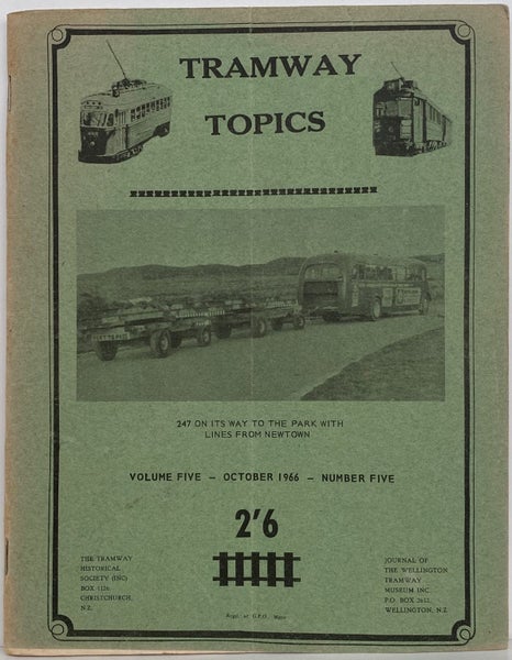 TRAMWAY TOPICS by J.D. Wilkinson - Vol 5, No 5, October 1966 Carousel 1