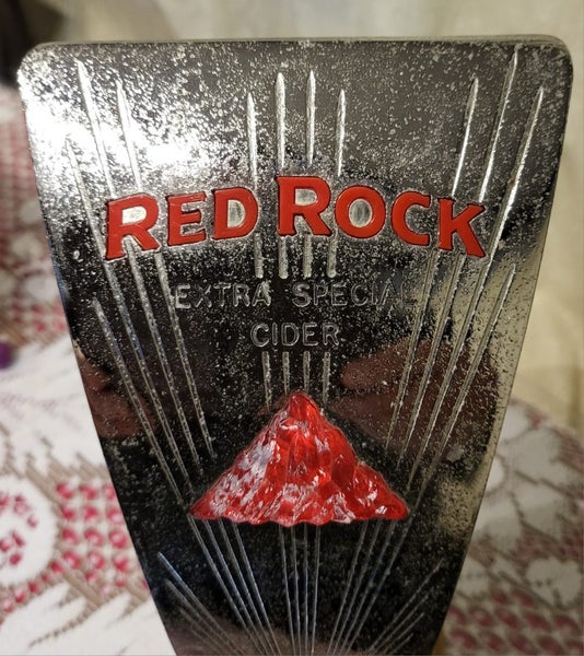 Vintage Red Rock Extra Special Cider Metal Display Top Carousel 2