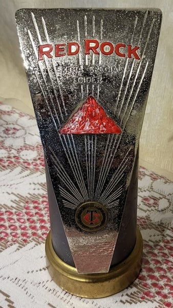 Vintage Red Rock Extra Special Cider Metal Display Top Carousel 1