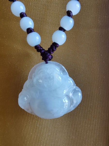 100% Natural Burmese jade Pendant Necklace Buddha Myanmar Jadeite Gemstone 9032 Carousel 5