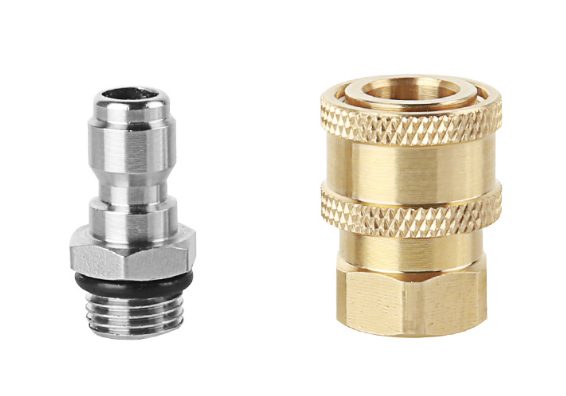 Pressure Fitting Adapter Kit M14(M)x1/4 QC(M) + M14(F)x1/4 QC(F) Carousel 1