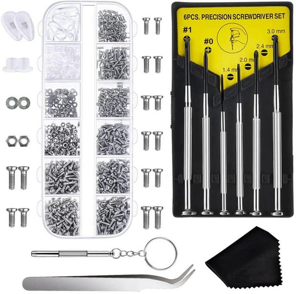 Watch Eyeglasses Repair Screw Kit I1671SV0 Carousel 1