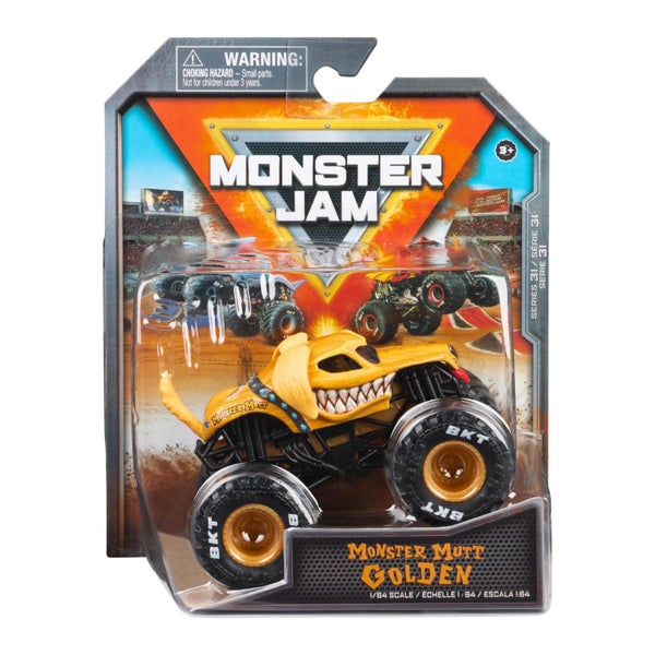 Monster Jam 1:64 Scale Series# 31: Monster Mutt Golden Retriever - Ruff Crowd Carousel 1