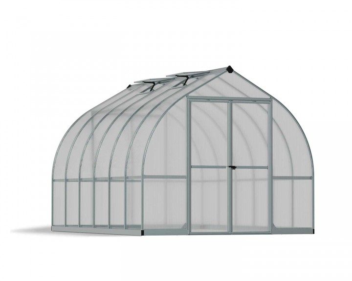 Greenhouse 8ft x 12ft Bella - Silver629869943170571110