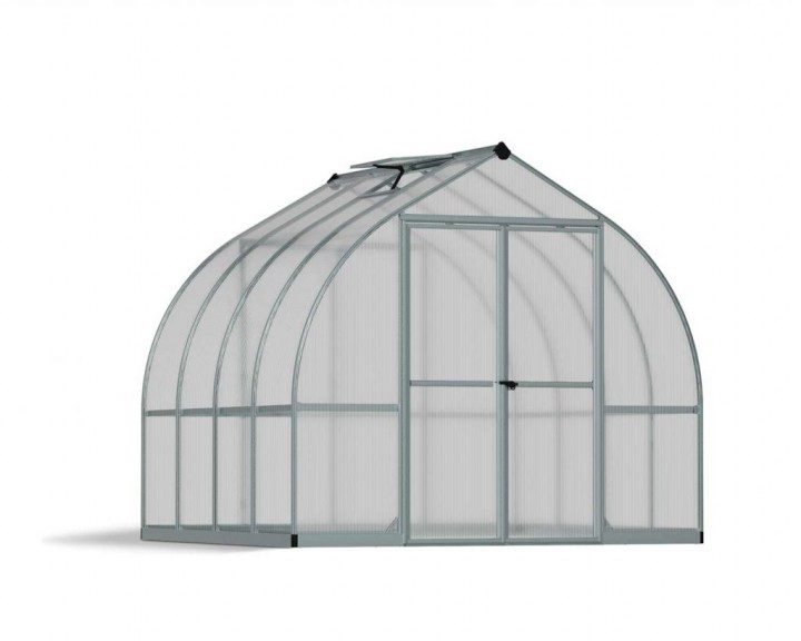 Greenhouse 8ft x 8ft Bella - Silver629347182132501122
