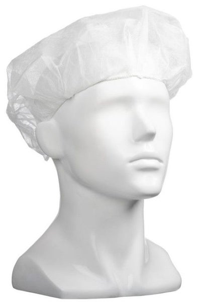 Polypropylene Bouffant Hats - Blue Wide (Box of 600) *For Larger Hair Styles Carousel 1