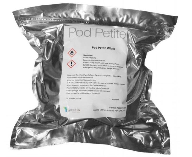 Pod Petite Fragranced Wipes - White, 135mm x 220mm, 150 Sheets (Pack of 12) Carousel 1