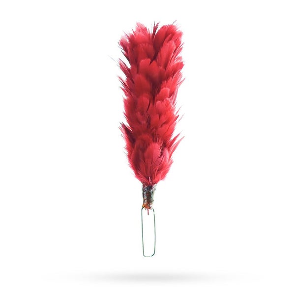 Scottish Traditional Glengarry Hat Feather Hackle Red Highlander Cap Hackle Carousel 1