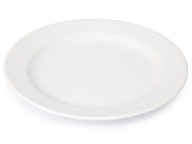 28cm Round Dinner Plate - White - Royal Porcelain Tableware Carousel 1