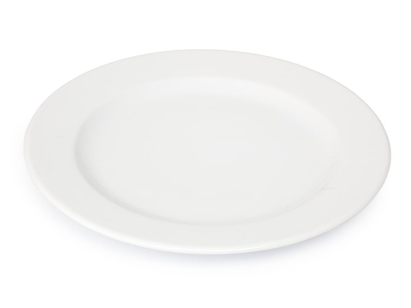 26cm Round Dinner Plate - White - Royal Porcelain Tableware Carousel 1