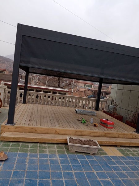 Blind for Pergola Louvre system 3M side (Manual) Carousel 2