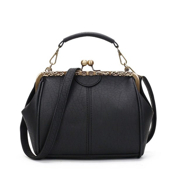 Vintage Simple Style Women Shoulder Bag High Quality PU Leather Lady Carousel 1