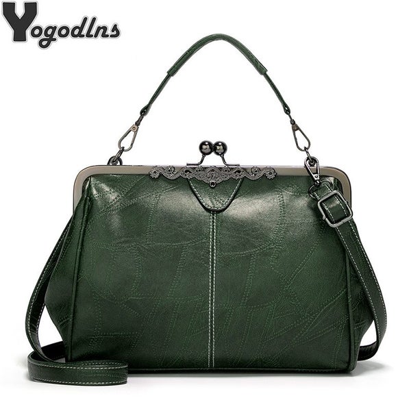 Vintage Simple Style Women Shoulder Bag High Quality PU Leather Lady Carousel 2
