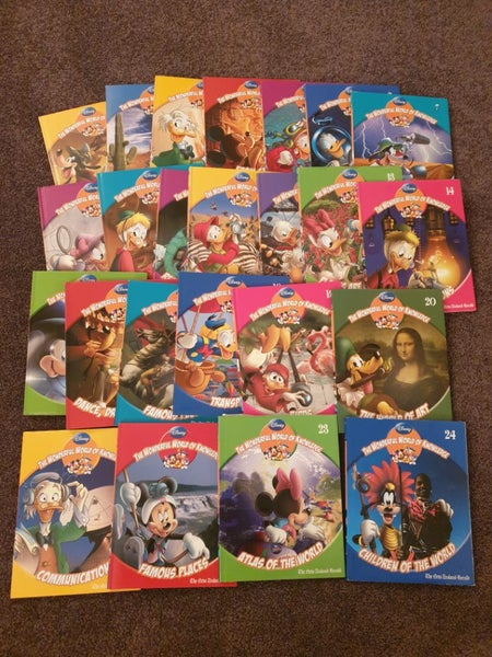Disney wonderful world of Knowledge book full set Carousel 1