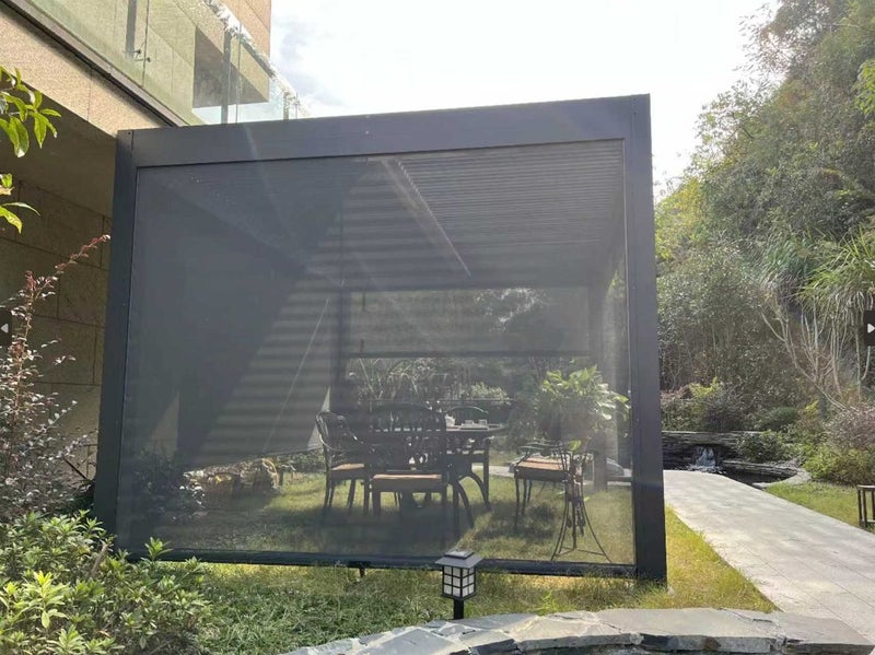 Blind for Pergola Louvre system 4M side(manual) Carousel 2