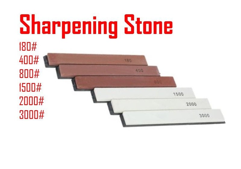 PTN 6pc Professional Sharpening Stone Knife Sharpener Whetstone Replacement Kit Carousel 1