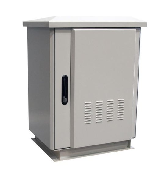DYNAMIX 18RU Outdoor Freestanding Cabinet. (800x600x975mm) IP45 Rated, Angled Pi Carousel 2
