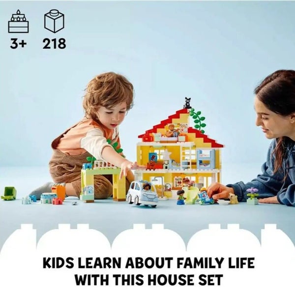 LEGO(R) DUPLO Town 3in1 Family House 10994 - Multi Carousel 2