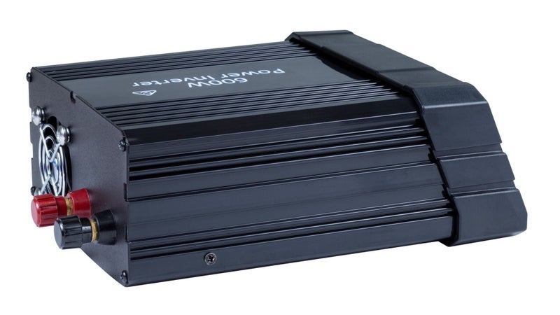 DYNAMIX 600W Power Inverter Input: 13.5V DC, Output: 230V AC. Two USB power port Carousel 2
