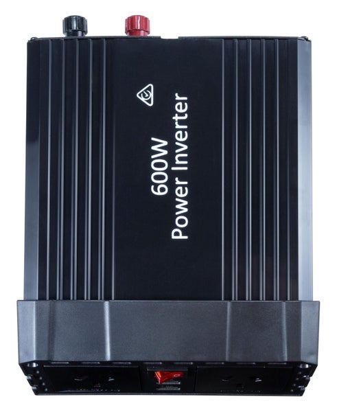 DYNAMIX 600W Power Inverter Input: 13.5V DC, Output: 230V AC. Two USB power port Carousel 6