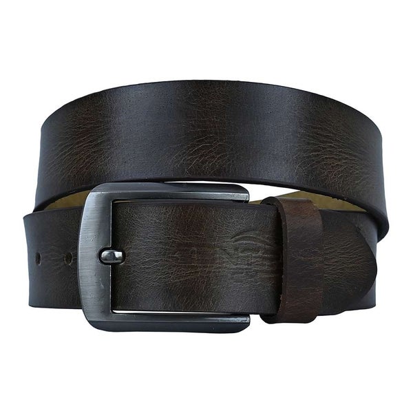 Formal Suiting Real Leather Belt Rich Black - BTM139BLK Executive Leather Belt Carousel 1