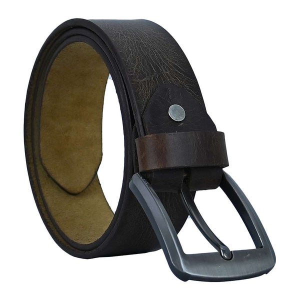 Formal Suiting Real Leather Belt Rich Black - BTM139BLK Executive Leather Belt Carousel 2