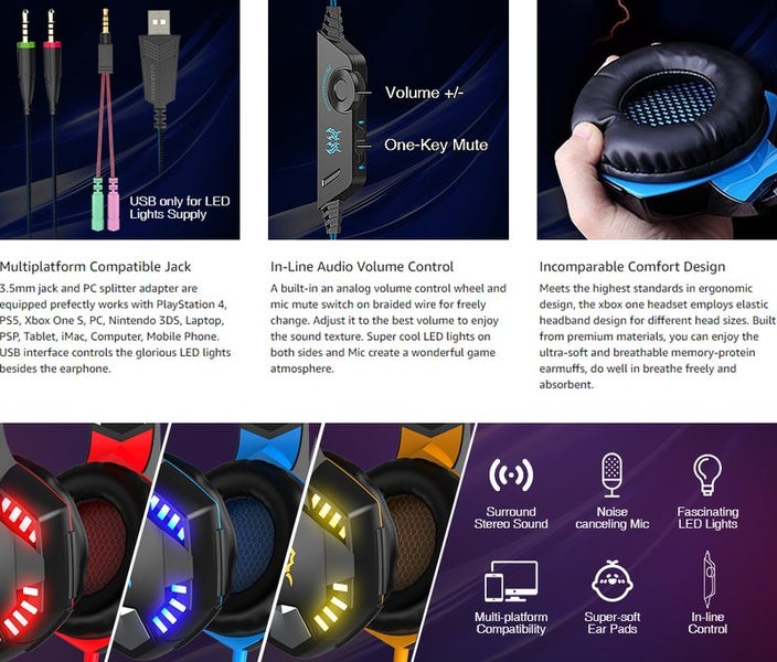 Gaming Headset Gaming Headphones 3648203 Carousel 18