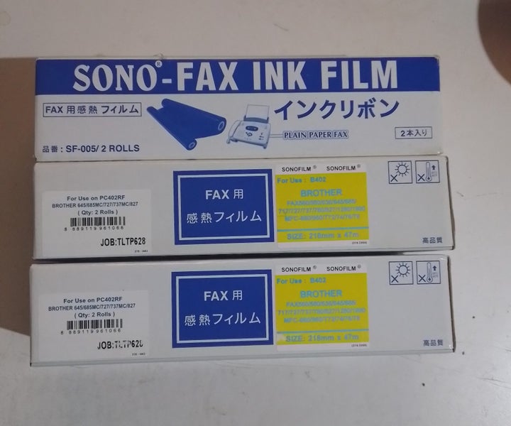 BROTHER Fax Machine Cartridge / Roll PC402RF - 3x 2 Pack Rolls (6 Rolls) Carousel 1