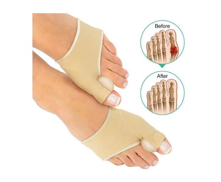 2Pcs Bunion Corrector Orthopedic Straightener Adjuster Brace Foot Toe Separator Carousel 2