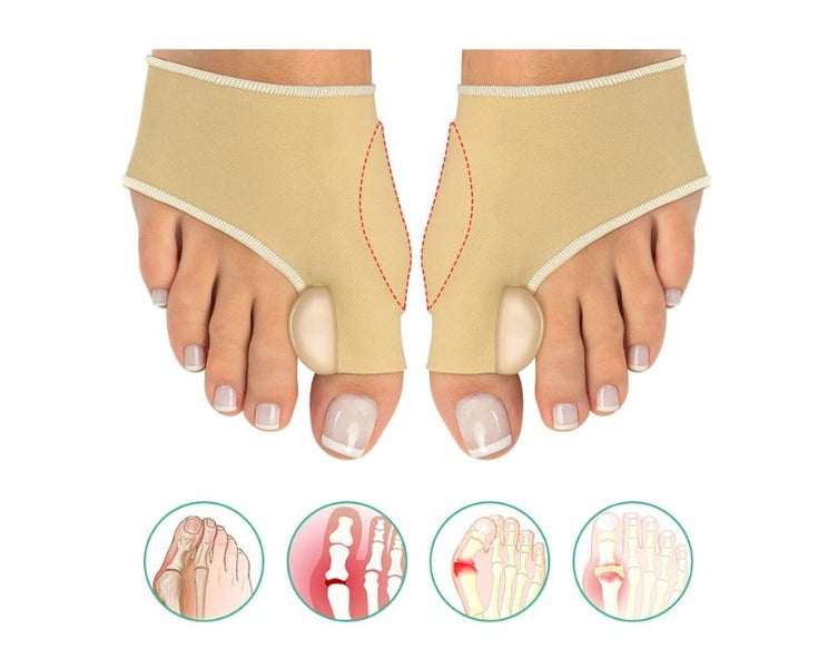 2Pcs Bunion Corrector Orthopedic Straightener Adjuster Brace Foot Toe Separator Carousel 3