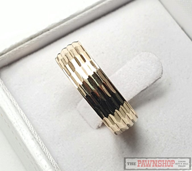 Fancy Band Ring in 9ct Yellow Gold 3.30 Grams62863232242051111