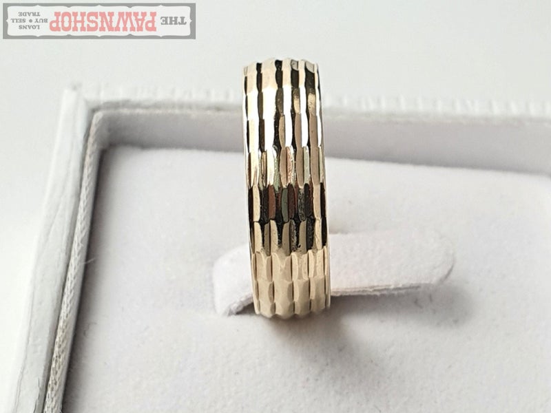 Fancy Band Ring in 9ct Yellow Gold 3.30 Grams62863232242051112