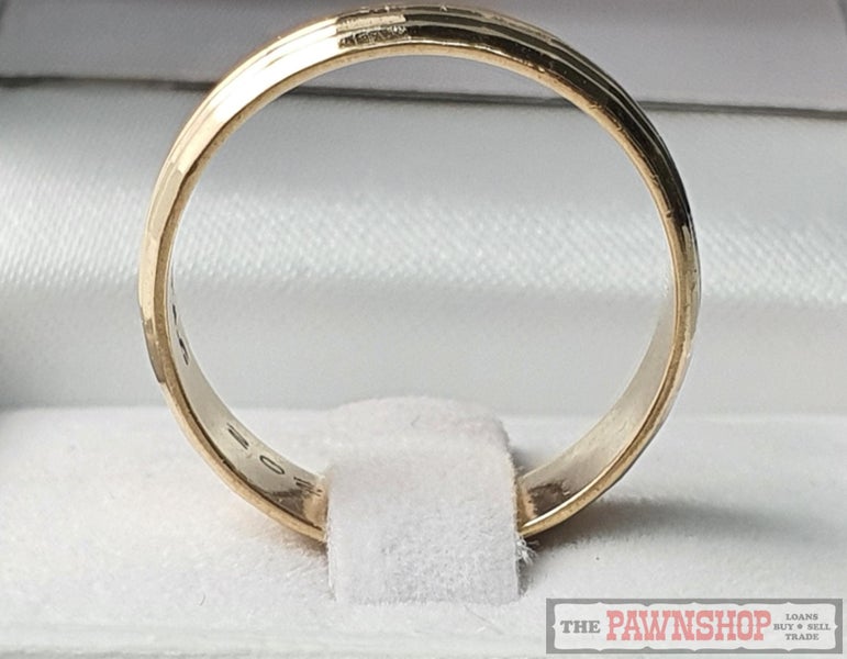 Fancy Band Ring in 9ct Yellow Gold 3.30 Grams62863232242051113