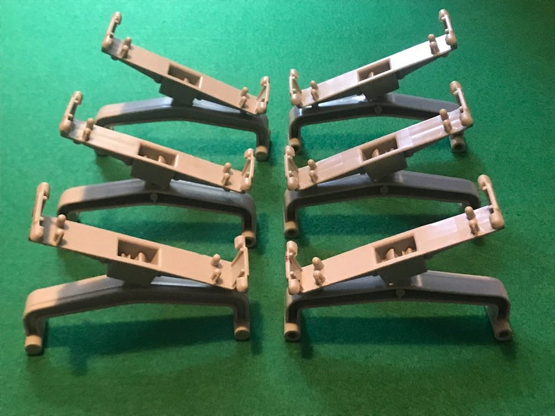 AFX / TOMY SLOT CAR TRACK ACCESSORY - 6x Bridge Supports Carousel 1