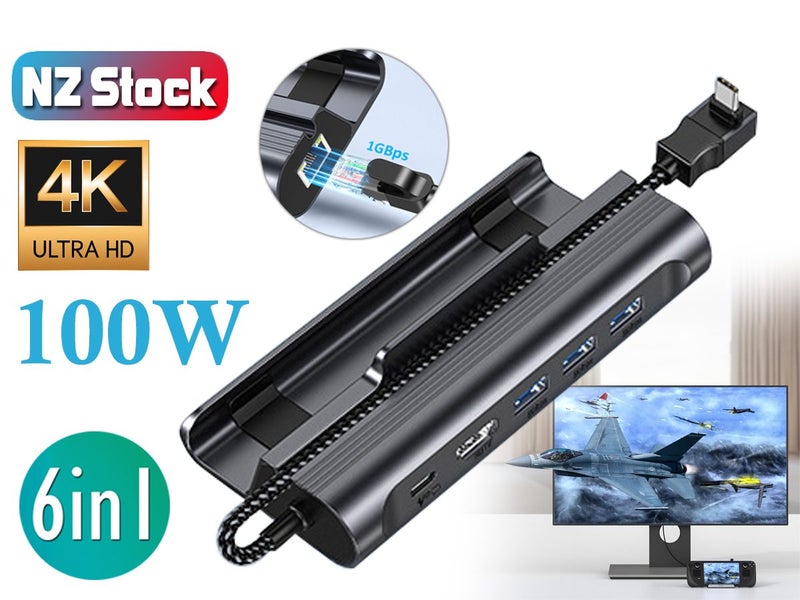 6in1 Steam Deck Docking Station NZ Clearance Carousel 1