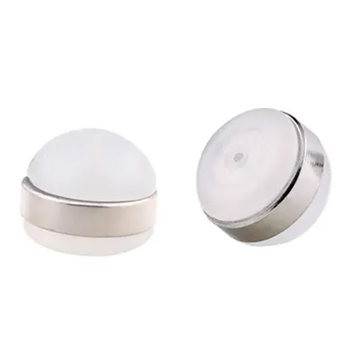 1 Pair Silver Hamburger Earring backs Carousel 1