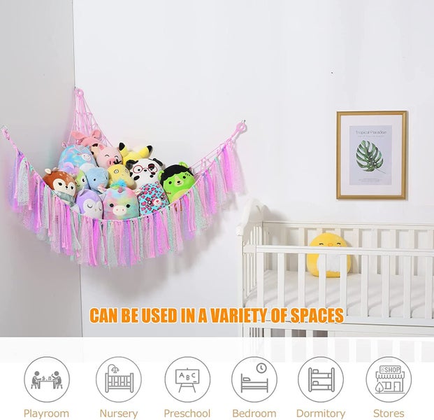 Toy Storage Hammock Pink Carousel 2