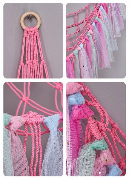 Toy Storage Hammock Pink Carousel 10