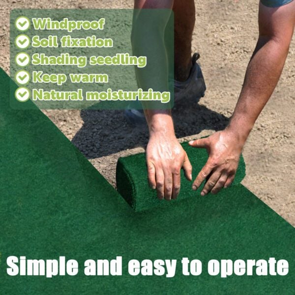 Outdoor Biodegradable Grass Seed Mat Carousel 8