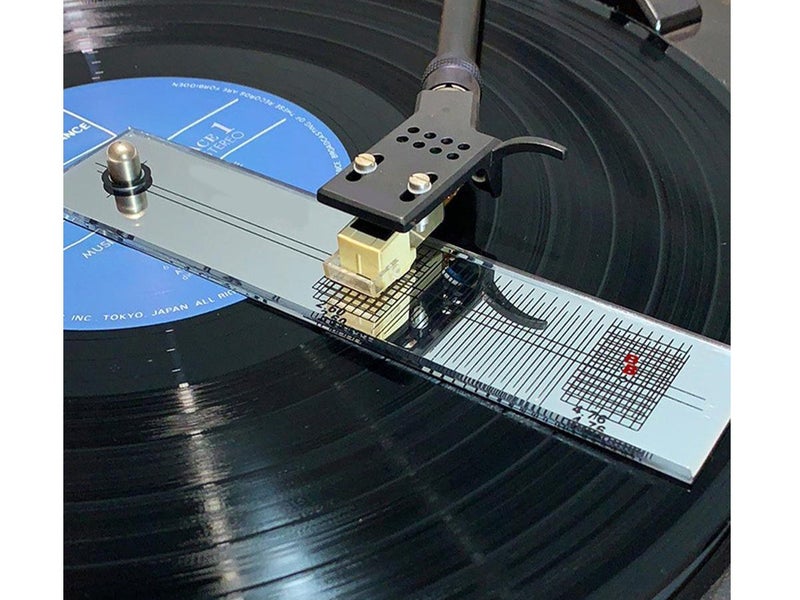 Record Player Turntable Stylus Alignment Protractor Tool (Over Stocked) Carousel 2