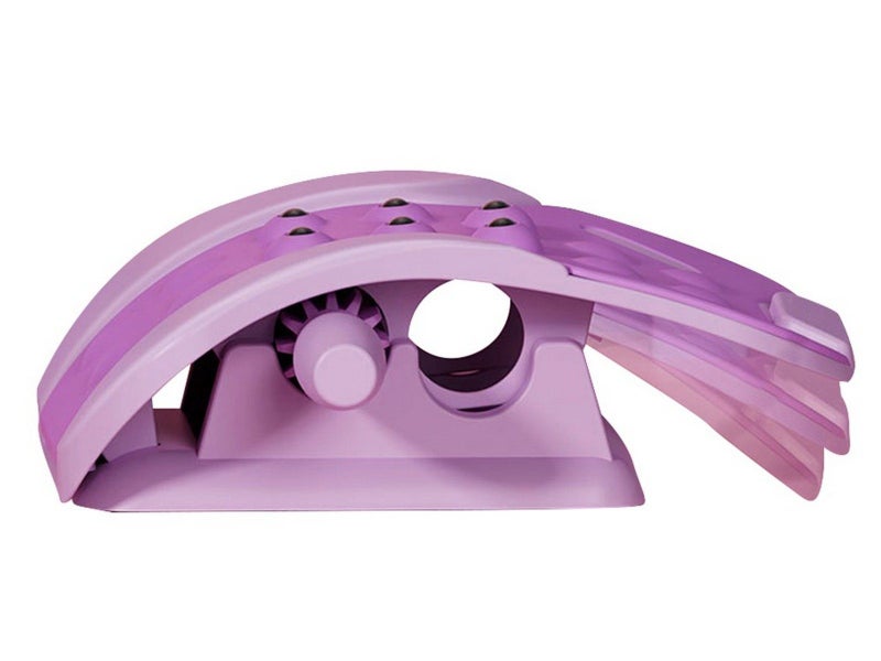 2 in 1 Neck and Back Stretcher Neck Cracker Back Lumbar Massager Purple Carousel 7