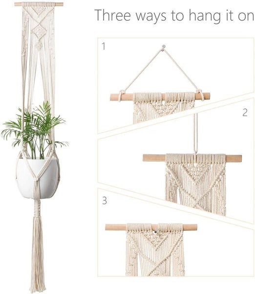 Macrame Plant Pot Hanger Set I1695BG0 Carousel 6