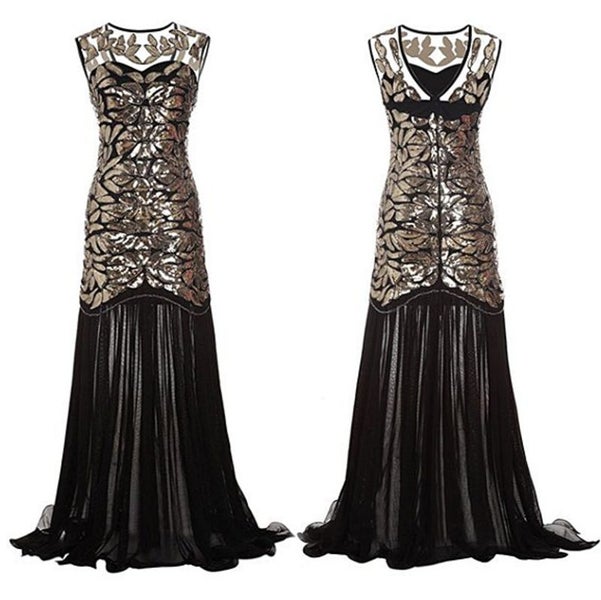 Maxi Dress Ball Dress Evening Dress Flapper Womens Clothing Size 14 J2113GD5 Carousel 1