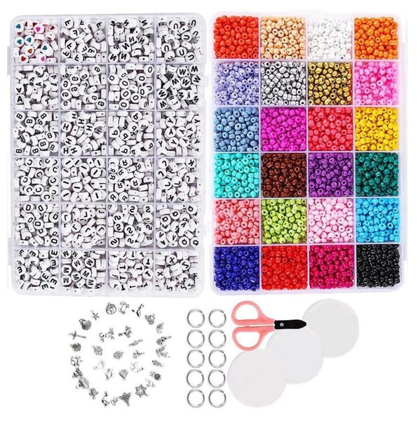 Glass Seed Beads Jump Rings Lobster Clasps Jewellery Making Kit I1303MZ0 Carousel 1