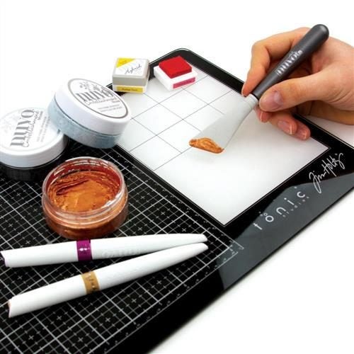 Tonic Tim Holtz - Travel Glass Media Mat Carousel 4